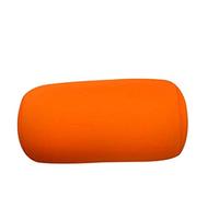 DadaAA Microbead Roll Pillow Roll Cushion Soft Neck Waist Back Head Support Sleep Pillow Travel Sleeping (orange)