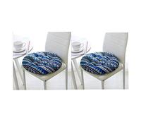 DadaAA Seat Cushion Pad for Dining Chair Kitchen Chair Cushion,Set of 2 (G round)