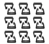 Dadabig 12 PCS Garden Furniture Clips, Furniture Alignment Clips Patio Rattan Furniture Clips Plastic Sofa Fasteners Clip Sectional Connector for Rattan Chairs Garden Sofa Furniture