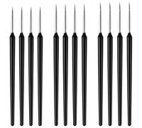 Dadabig 12 PCS Nail Art Brush, Professional Nail Art Brush Set Detail Brush Liner Nail Art Beauty Designing DIY Tool Set for drawing, 3 Size