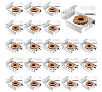 Dadabig 5 Set (20 PCS) Mirror Hanger Clips, Spring Loaded Mirror Clips Mirror Glass Wall Hanging Fixing Kit Mirror Mount Clips with Rawl Plugs and Screws