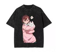 Dadadan Tshirt Pure Cotton Washed with Vintage Texture Restoring Anime Cosplay