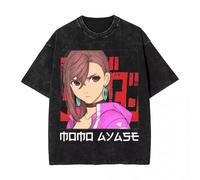 Dadadan Tshirt Pure Cotton Washed with Vintage Texture Restoring Anime Cosplay