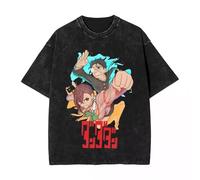Dadadan Tshirt Pure Cotton Washed with Vintage Texture Restoring Anime Cosplay