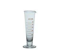 DADAKEWIN 50ml Measuring Cylinder High Borosilicate Glass Clear Graduated for Chemistry Laboratory Heat Resistant Reusable- Pack of 5 (Size : 50ml)