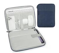 Dadanism 13 Inch Tablet Sleeve Padded Carrying Case for iPad Pro 13" M4 2024, iPad Air 13", i Pad Pro 12.9", Galaxy Tab S10+ Plus/S9 FE+/S9+ Plus 12.4", reMarkable Paper Pro 11.8", Dusty Blue