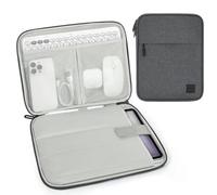 Dadanism 13 Inch Tablet Sleeve Padded Carrying Case for iPad Pro 13" M4 2024, iPad Air 13", i Pad Pro 12.9", Galaxy Tab S10+ Plus/S9 FE+/S9+ Plus 12.4", reMarkable Paper Pro 11.8", Space Gray