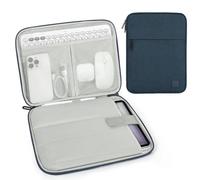 Dadanism 13 Inch Tablet Sleeve Padded Carrying Case for iPad Pro 13" M4 2024, iPad Air 13", i Pad Pro 12.9", Galaxy Tab S10+ Plus/S9 FE+/S9+ Plus 12.4", reMarkable Paper Pro 11.8", Indigo