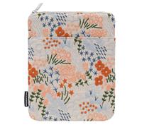 Dadanism 6-7 Inch Embroidered Flower Padded Sleeve for All-New 7" Kindle Paperwhite, 7" Kindle Colorsoft, 6" Kindle, Protective Sleeve Case for 6" Kobo Clara BW/Colour E-Reader, Beige Floral