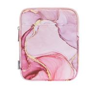 Dadanism 6-7 Inch Padded Sleeve for 7" Kindle Colorsoft Signature Edition and All-New Kindle Paperwhite, Protective Pouch Bag Carrying Case for 6" K-indle/K-indle Oasis/Kobo E-Reader, Cloudy Pink