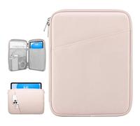 Dadanism 9-11 Inch Tablet Sleeve Bag Carrying Case for iPad (A16) 11th Gen 11", iPad 10th Gen 10.9" Air 5/4, i-Pad Air/Pro 11", i-Pad 9/8/7th, Galaxy Tab A9+ Plus 11", reMarkable 2 10.3", Pink