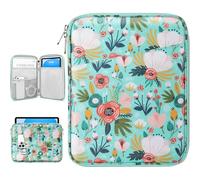 Dadanism 9-11 Inch Tablet Sleeve Bag Carrying Case for iPad (A16) 11th Gen 11", iPad 10th Gen 10.9" Air 5/4, i-Pad Air/Pro 11", i-Pad 9/8/7th, Galaxy Tab A9+ Plus 11", reMarkable 2 10.3",Grass+Flower