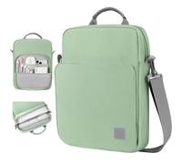 Dadanism 9-11 Inch Tablet Sleeve Bag Carrying Case with Shoulder Strap for iPad (A16) 11", iPad 10th Gen 10.9" Air 5/4, i-Pad Air/Pro 11", i-Pad 9/8/7th 10.2", Galaxy Tab A9+ Plus 11", Dark Green