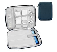 Dadanism 9-11 Inch Tablet Sleeve Bag Padded Carrying Case for iPad A16 11" 2025, iPad 10th Gen/Air 5th 4th Gen 10.9", i-Pad Air/Pro 11", i-Pad 10.2", Galaxy Tab A9+ Plus 11", Remarkable 2 10.3", Blue