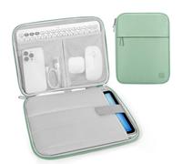 Dadanism 9-11 Inch Tablet Sleeve Padded Carrying Case for iPad (A16) 11th Gen 11", iPad 10th Gen 10.9", i-Pad Air/Pro 11", i-Pad Air 5/4 10.9", i Pad 9/8/7th Gen, Galaxy Tab A9+ Plus 11",Matcha Green