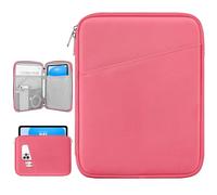 Dadanism 9-11" Tablet Sleeve Bag Carrying Case for iPad (A16) 11th Gen 11", iPad 10th Gen 10.9" Air 5/4, i-Pad Air/Pro 11", i-Pad 9/8/7th, Galaxy Tab A9+ Plus 11", reMarkable 2 10.3", Watermelon Pink