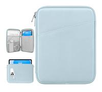 Dadanism 9-11" Tablet Sleeve Bag Carrying Case for iPad (A16) 11th Gen 11", iPad 10th Gen 10.9" Air 5/4, iPad Air M4/Pro 11", iPad 9/8/7th, Galaxy Tab A11+ Plus 11", Remarkable 2 10.3", Milk Blue