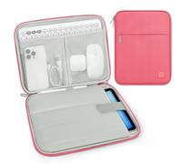 Dadanism 9-11" Tablet Sleeve Padded Carrying Case for iPad (A16) 11th Gen 11", iPad 10th Gen 10.9", i-Pad Air/Pro 11", i-Pad Air 5/4 10.9", i Pad 9/8/7th Gen, Galaxy Tab A9+ Plus 11", Watermelon Pink