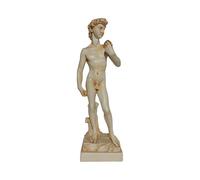 DadArt Michelangelo David Statue Alabaster Patina Finish Handmade 24 cm