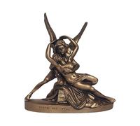 DadArt Psyche Revived by Cupid’s Kiss Bronze Finish Statue Canova Louvre 20 cm