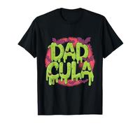 Dadcula Funny Halloween Vampire Dad T-Shirt