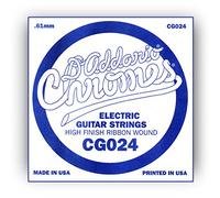 D'Addario .024 Flat Wound Single String for Electric Guitar