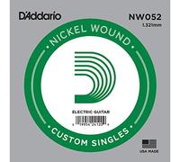 D'Addario .052 Nickel Wound Single String for Electric Guitar