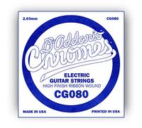 D'Addario .080 Flat Wound Single String for Electric Guitar