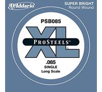 D'Addario .085 ProSteels Long Scale Single String for Bass Guitar