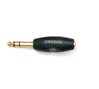 D'Addario 1/8 Inch Female Stereo to 1/4 Inch Male Stereo Adaptor