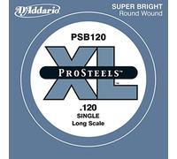 D'Addario .120 ProSteels Long Scale Single String for Bass Guitar