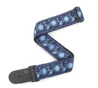 Planet Waves T20W1418 D'Addario Woven Guitar Strap - Guitar Accessories - Electric Guitar Strap, Acoustic Guitar Strap, Acoustic Electric Guitar Strap & Bass Guitar Strap - Monterey 2 - Blue - 2" Wide