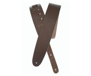 DAddario 25BL01 Basic Classic Leather Guitar Strap Brown