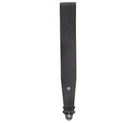 D'Addario Comfort Leather Auto Lock Guitar Strap - Acoustic & Electric Guitar Accessories - Easy to Use Auto Locking Guitar Straps - Uses Existing Guitar Strap Buttons - Leather - 3" Width - Black