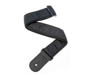 DAddario 50B01 Woven Guitar Strap Black Satin