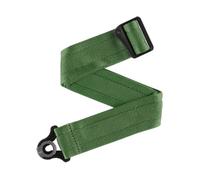 D'Addario Auto Lock Guitar Strap - Acoustic & Electric Accessories - Easy to Use Locking Straps - Uses Existing Buttons - Woven Polypro - Verdant