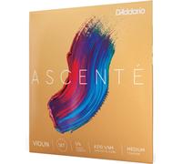D'Addario Ascente Violin Strings - Violin Strings with Ball Ends, Synthetic Core - A310 1/4M - Full Set - 1/4 Scale - Medium Tension