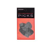 D'Addario Accessories 1UKU7-05 X-Heavy Keith Urban Signature Ultem Pick, Black, Set of 5 Pieces