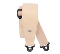 D'Addario Accessories Leather Auto Lock Guitar Strap - Acoustic & Electric Guitar Accessories - Easy to Use Locking Guitar Straps - Uses Existing Guitar Strap Buttons - Leather - 3" Width - Tan