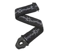 D'Addario Accessories Locking Guitar Strap - Guitar Accessories - Electric Guitar Strap, Acoustic Guitar Strap, Acoustic Electric Guitar Strap & Bass Guitar Strap - Barbed Wire
