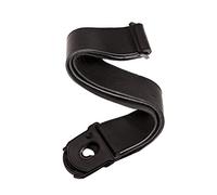 D'Addario Accessories Locking Leather Guitar Strap - Guitar Accessories - Electric Guitar Strap, Acoustic Guitar Strap, Acoustic Electric Guitar Strap and Bass Guitar Strap - Black