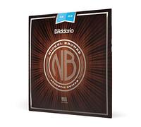 D'Addario Acoustic Guitar Strings, Nickel Bronze, NB1253, Light Gauge 12-53, 6-String Set, Pack of 1