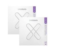 D'Addario Acoustic Guitar Strings, XS Phosphor Bronze Coated, XSAPB1152-2P, Custom Light 11-52, 6-String Set, Pack of 2