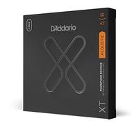 D'Addario Guitar Strings - Coated Acoustic Guitar Strings - XT Phosphor Bronze - For 6 String Guitar - Extended Life, Natural Feel - XTAPB1047-3P - Extra Light, 10-47 - 3-Pack