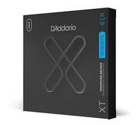 D'Addario Guitar Strings - Coated Acoustic Guitar Strings - XT Phosphor Bronze - For 6 String Guitar - Extended Life, Natural Feel - XTAPB1253-3P - Light, 12-53 - 3-Pack