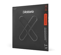 D'Addario Guitar Strings - XT Phosphor Bronze Coated Resophonic Guitar Strings - XTAPB1656 - Extended String Life with Natural Tone, Feel - For 6 String Guitars - 16-56 Medium Resophonic