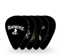 D'Addario Alchemy Celluloid Guitar Picks - Natural Feel, Warm Tone - Crypt Collection, Medium 0.70mm, 10-pack