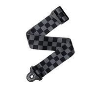 D'Addario Auto Lock Guitar Strap, Checkerboard Black & Grey