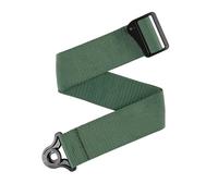 D'Addario Auto Lock Guitar Strap Polypro Green | Auto Lock guitar straps secure to existing buttons, install fast, hold firmly and deliver comfortable stage-ready.