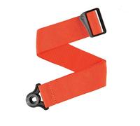 D'Addario Auto Lock Guitar Strap Polypro Orange | Auto Lock guitar straps secure to existing buttons, install fast, hold firmly and deliver comfortable stage-ready.